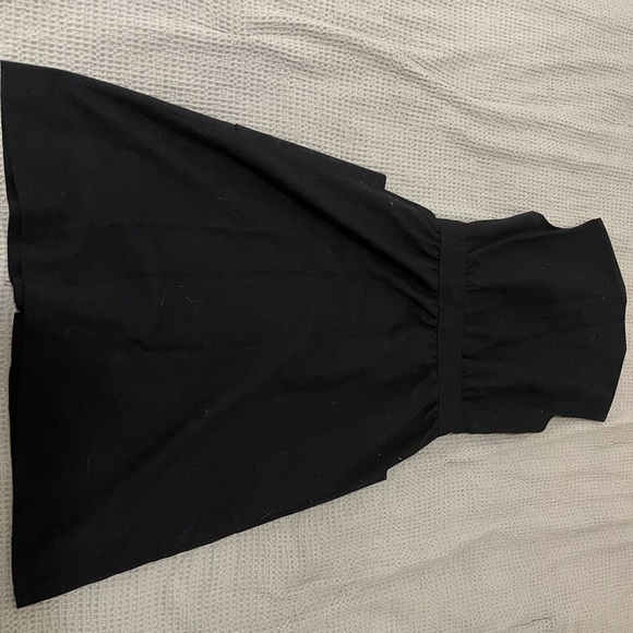 Black button up dress with pockets - Picture 3 of 3